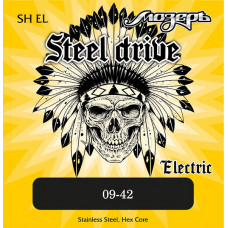 SH-EL Steel Drive Комплект струн для электрогитары, сталь, 9-42, Мозеръ