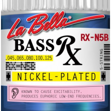 RX-N5B RX – Nickel Комплект струн для 5-струнной бас-гитары, никелированные, 45-125, La Bella