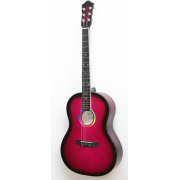 M-213-RD Акустическая гитара, красная, Амистар