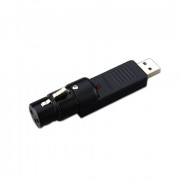 CXA012 Переходник (разъем переходной) XLRf-USB, Soundking