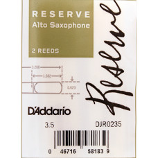 DJR0235 Reserve Трости для саксофона альт, размер 3.5, 2шт, Rico