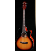 SL40-MC Slim-Starter Pack Электро-акустическая гитара в комплекте с чехлом и аксессуарами, Hangkey