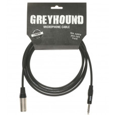Кабель Klotz Greyhound микрофонный XLR male, стерео jack 6,3, 3м (GRG1MP03.0) 