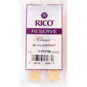 RCT0225 Reserve Classic Трости для кларнета Bb, размер 2.5, 2шт., Rico