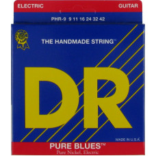 PHR-9 Pure Blues Комплект струн для электрогитары, никель, Light, 9-42, DR