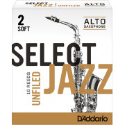 RRS10ASX2S Select Jazz Трости для саксофона альт, размер 2, мягкие (Soft), 10шт, Rico