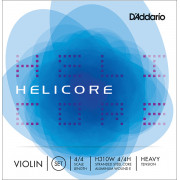 H310W-4/4H Helicore Комплект струн для скрипки размером 4/4, сильное натяжение, D'Addario
