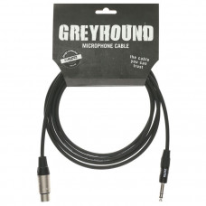 Кабель Klotz Greyhound микрофонный XLR female, стерео jack 6,3, 3м (GRG1FP03.0) 