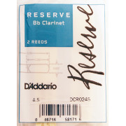 DCR0245 Reserve Трости для кларнета Bb, размер 4.5, 2шт., Rico