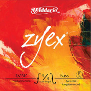 DZ614-4/4M Zyex Отдельная струна Е/Ми для контрабаса, размер 4/4, среднее натяжение, D'Addario