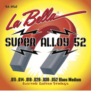SA1152 Super Alloy 52 Комплект струн для электрогитары 011-052 La Bella