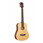 Earth-Mini-E-ADK Электро-акустическая гитара 3/4, цвет натуральный, с чехлом, Cort