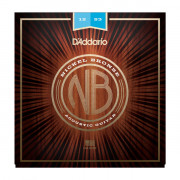 NB1253 Nickel Bronze Комплект струн для акустической гитары, Light, 12-53, D'Addario