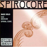 S43 Spirocore Комплект струн для контрабаса размером 4/4, соло, Thomastik