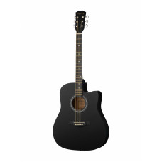 Акустическая гитара Fante, с вырезом 41", цвет черный (FT-221-BK)