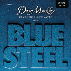 DM2557 Blue Steel Комплект струн для электрогитары, никелированные, 13-56, Dean Markley
