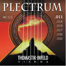 AC111 Plectrum Комплект струн для акустической гитары, сталь/бронза, 011-050, Thomastik