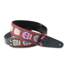 8401070150008 Steady Mojo Skulls Unique Ремень для гитары, RightOn Straps