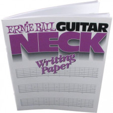 Тетрадь с изображениями пустых гитарных грифов Ernie Ball (P07020)