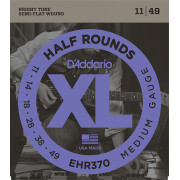 EHR370 Half Round Комплект струн для электрогитары, Medium, 11-49, D'Addario
