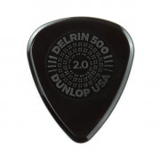 450P2.00 Prime Grip Delrin 500 Медиаторы 12шт, толщина 2,0мм, Dunlop