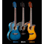 FFG-3039-BK Акустическая гитара, с вырезом, черная, Foix
