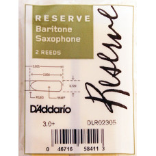 DLR02305 Reserve Трости для саксофона баритон, размер 3.0+, 2шт, Rico