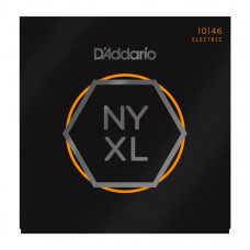 NYXL1046 NYXL Комплект струн для электрогитары, никелированные, Regular Light, 10-46, D'Addario