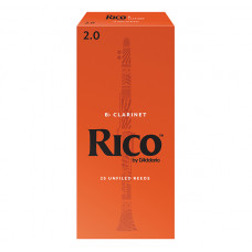 RCA2520 Rico Трости для кларнета Bb, размер 2.0, 25шт, Rico