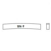 Верхний порожек Hosco BN-9, заготовка (бланк) из натуральной кости, 44x6x3.2мм 