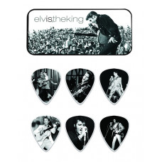 EPPT01 Elvis Presley King Медиаторы 6шт, средние, в коробочке, Dunlop