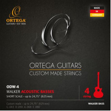 ODW-4 D-Walker Комплект струн для акустической бас-гитары, посеребренные, 43-80, Ortega