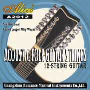 A2012 Комплект струн для 12-струнной гитары медь [15], Alice