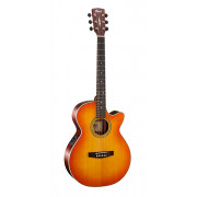 L150F-LVBS Luce Series Электро-акустическая гитара с вырезом, санберст, Cort