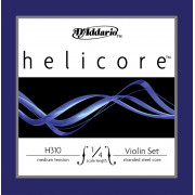H310-1/4M Helicore Комплект струн для скрипки размером 1/4, среднее натяжение, D'Addario