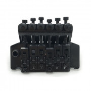 Бридж тремоло Metallor LT-02-BK, 2 опоры блок 34,5мм, Черный 