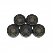 Накладки переключателя педали Mooer Pedal Topper 5шт (FT-BK) 