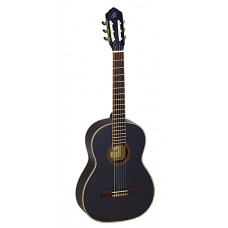R221BK Family Series Классическая гитара, размер 4/4, черная, с чехлом, Ortega