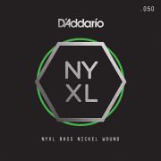 NYXLB050 NYXL Отдельная струна для бас-гитары, никелированная, 050, D'Addario