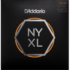 NYXL1046BT NYXL Комплект струн для электрогитары, Regular Light, 10-46, D'Addario