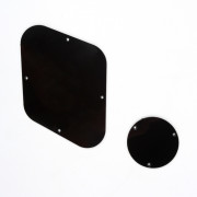 MX0476 Задняя крышка темброблока для Gibson Les Paul, черная, Musiclily