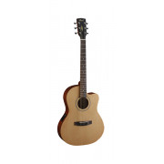 JADE1E-OP Jade Series Электро-акустическая гитара, с вырезом, цвет натуральный, Cort