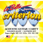 C500TT Criterion Комплект струн для акустической гитары 009-048 La Bella