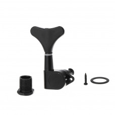 Колок Musiclily левый для бас-гитары Черный, 1шт (M179) 