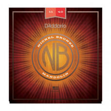 NBM1140 Nickel Bronze Комплект струн для мандолины, фосфорная бронза, Medium, 11-40, D'Addario