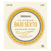 EJS86 Bajo Sexto Комплект струн для бахо сексто, сталь, 26-92, D'Addario