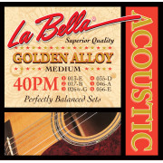 40PM Комплект струн для акустической гитары 13-56 La Bella