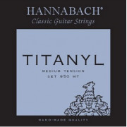 950MT TYTANIL Комплект струн для классической гитары титанил/посеребренные Hannabach