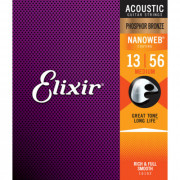 Струны Elixir NanoWeb Phosphor Bronze Acoustic 13-56 (16102)
