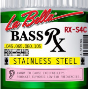 RX-S4C RX – Stainless Комплект струн для бас-гитары, нерж.сталь, 45-105, La Bella